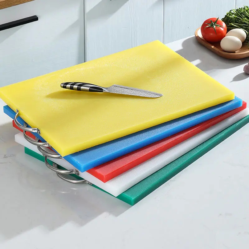 Healthy Eco-friendly HDPE custom Factory sales Meat pe commercial plastic cutting board