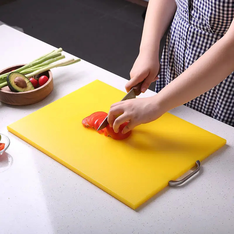 Food Grade PE Material Plastic Cutting Board Kitchen Chopping