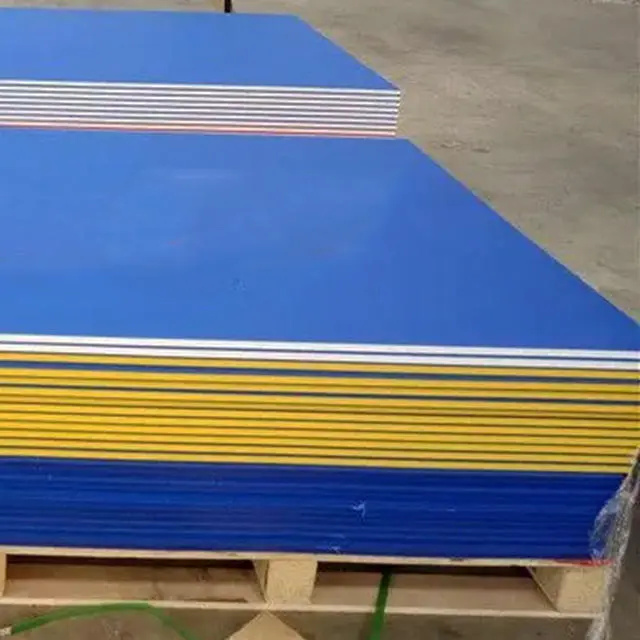 HDPE sandwich 3 layer HDPE double color plastic sheet and boards for children garden toys equipment/camping equipment