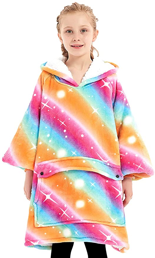 Wearable Blanket Hoodie for Adults All Patterns Oversized Sweatshirt Blanket with Pockets Featured Image
