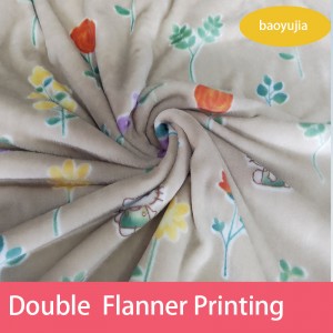 Flannel Fleece Throw Blanket Super Soft Lightweight Microfiber with Flower Print for Couch