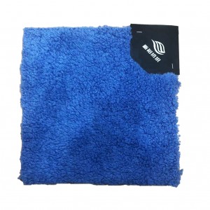 Thickened Blue Fleece for Sofa Couch Bed 100% Polyester Very Soft Throw Flannel Fabric