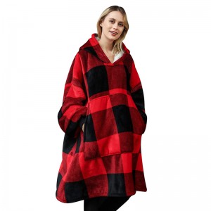 Wearable Blanket,Oversized Hoodie,Blanket Hoodie, w/ Cozy Warm Soft,Unisex Sherpa Blanket, Oversized Sweatshirt Size Fits All,Wearable Blanket Hoodie for Men & Women,Sherpa Wearable Blanket
