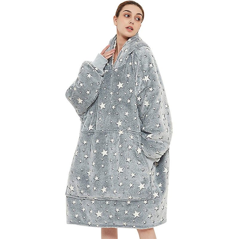 Best-Selling Throw Sofa Blanket - Wearable Blanket,Oversized Hoodie,Blanket Hoodie, w/ Cozy Warm Soft,Unisex Sherpa Blanket, Oversized Sweatshirt Size Fits All,Wearable Blanket Hoodie for Men &...