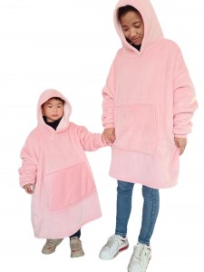 Stock Children’s pullovers lazy TV blankets Outdoor weather hoodies wearable blankets