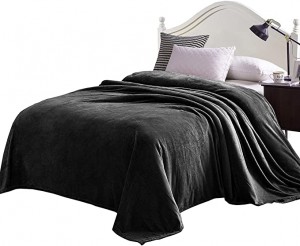 Velvet Flannel Fleece Plush King Size Bed Blanket as Bedspread/Coverlet/Bed Cover Soft, Lightweight, Warm and Cozy