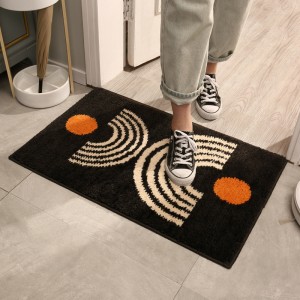 New minimalist bathroom door mat absorbent foot mat home bathroom non-slip mat entry door door mat carpet