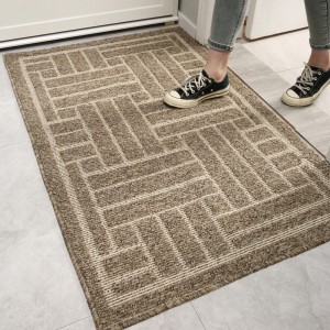 Household dust-removing door mat carpet household entry porch door anti-slip mat foot mat wear-resistant rubbing foot mat