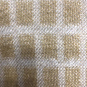 Yellow Plaid Soft Cheep Fabrics for Sofa Couch Bed 100% Polyester Jacquard Flannel Blanket