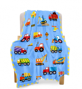 Blanket Kids Fleece Throw Blankets for Girls Boys- Aircrafts Trucks Cars Printed Blanket- Cute Small Soft Throw Blanket,40×50 Comfy Kids Truck Toddler Blanket for Boys