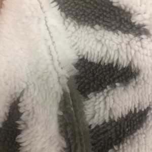 Home Textile thickened Soft fabric for Sofa Couch Bed 100% Polyester Jacquard Flannel Blanket