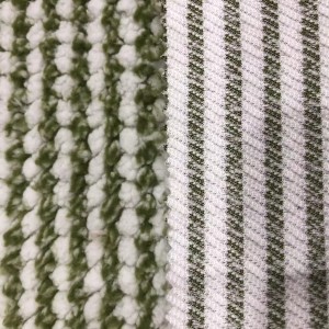 Plaid Jacquard Super Soft Breathable Fleece for Sofa Couch Bed 100% Polyester Flannel Fabric