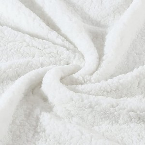 Ultra-Plush Collection Throw Blanket-Reversible Sherpa Fleece Cover, Soft & Cozy, Perfect for Bed or Couch, San Juan Oyster
