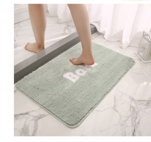 New home bathroom non-slip floor mat carpet bathroom door absorbent foot pad home toilet door mat