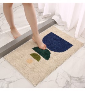 Entry door floor mat door mat home bathroom bathroom door absorbent non-slip foot mat carpet