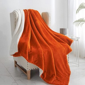 Factory wholesale Cotton Throw Blankets - Sherpa Fleece Blanket Plush Throw Fuzzy Super Soft Reversible Microfiber Flannel Blankets for Couch, Bed, Sofa Ultra Luxurious Warm and Cozy for All Seaso...