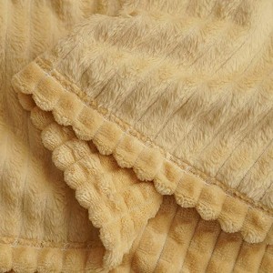 Luxury Flannel Fleece Home Furnishing Throw Blanket