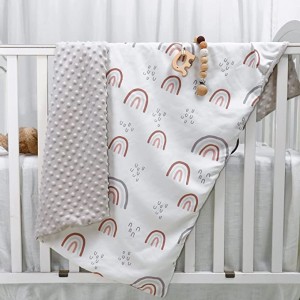 Soarwg Kids Baby Blanket Unisex Newborn, Super Soft Comfy Micro Fleece Plush Blankets, for Toddler Baby Nursery Bed Blankets Stroller Crib Shower Gifts 30 x 40 Inch