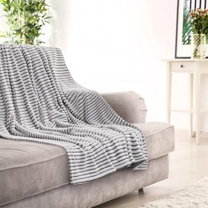 GREEN ORANGE Throw Blanket for Couch – 50×60, Lightweight, Pearl Grey – Soft, Plush, Fluffy, Warm, Cozy – Perfect for Bed, Sofa