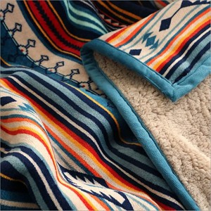50” x 60”- Bohemian Soft Plush Flannel Blanket Throws for Bed/Couch/Sofa/Office/Camping