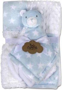 Baby Blanket with Matching Stuffed Animal for Baby Boy and Girl – Baby Stuffed Animal with Blanket Set