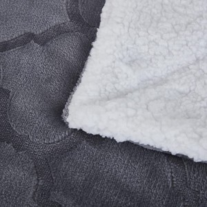 Super Soft Sherpa Fleece Blanket, Microfiber Lightweight Plush Reversible Throw Blankets for Bed Couch Sofa Fuzzy Cozy Grey Cuddle Blankets Adults