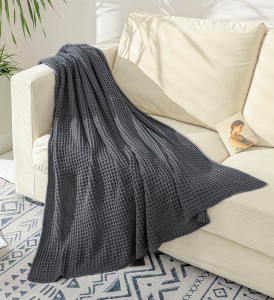 Hot sale wholesale summer knitting blanket Waffle air conditioner blanket