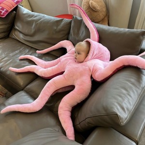 Hot sale cute octopus baby stuffed animal pillow