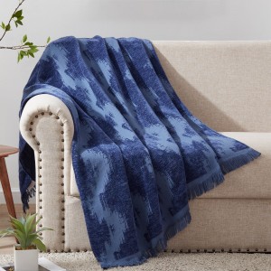 2021 China New Design Chiffon Fabric Polyester Simple - Hot sale sofa cover blanket office nap blanket bed tail scarf casual shawl blanket – Baoyujia