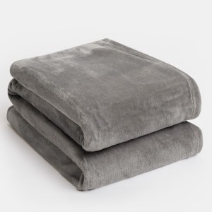 Fleece Throw Blanket for Couch Grey – Lightweight Plush Fuzzy Cozy Soft Blankets and Throws for Sofa