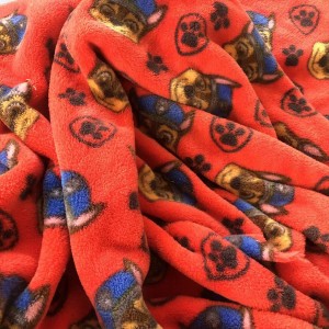 Factory China Wholesale High Quality 100% Polyester printed Fleece Fabric for blanket Home Furnishing Fabric