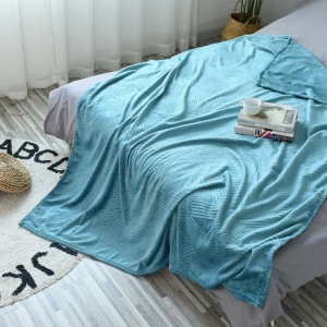 Amazon new summer flannel coral velvet blanket office blanket nap Blanket Sofa children’s blanket