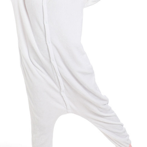 Hot sale tracksuit cartoon coral fleece fabric velvet small wale white pajamas