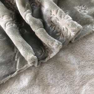 Jacquard Flannel Fleece Fabric for home textile Christmas gift