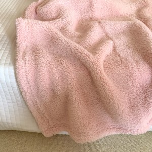 Cross border Amazon new flange fluff blanket matte powder lovely air conditioning blanket thickened bed sheet sofa blanket in winter