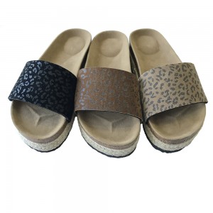 Byring Shoes Women’s Mandy Cork Espadrille Wedge Platform Sandal