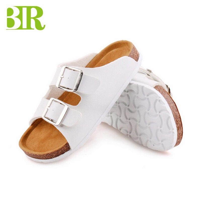 Comfortable new style cork sole EVA outsole outdoor slippers Sandals for children boys Featured Image