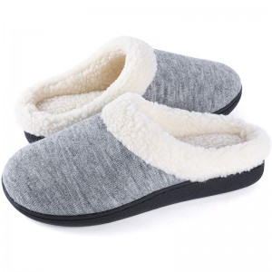 Low Cut Snow Boots Exporter - Good Memory Foam Indoor Outdoor Slippers for Women with Coral Fleece Lining, Non-Slip Home Shoes – BYRING
