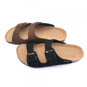 Best Selling Good Fashion Ladies Summer Outdoor Slippers Women’s Slide Cork Comfort Sandals With Two Buckles