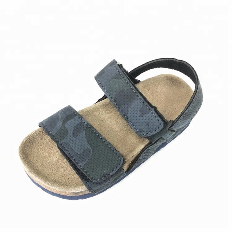 Boys sandals with comfortable design children cork sole sandals Featured Image
