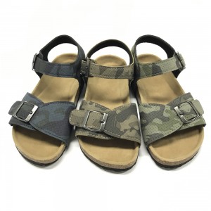 Byring Shoes Boys Sandals With Comfortable Design Cork Foot Bed Sole Comfort