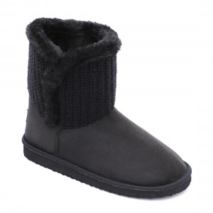 Good Design Lady Knitted Short Winter Boots By Byring Shoes