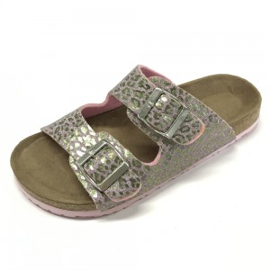 Byring Shoes Womens Flat Slide Sandals with Arch Support 2 Strap Adjustable Buckle Slip on Slides Comfort Shoes