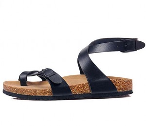 New design Fashion Women ladies girls Summer Ankle Strap Bio Sandals with Cork Arch Support Insole