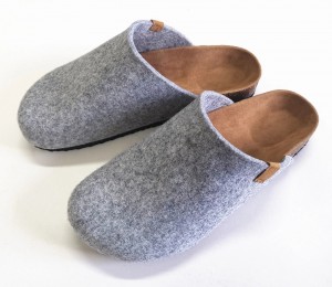 Wholesale Prime Quality Women’s Felt Clogs Slippers for Indoor Outdoor with Comfortable Bio Cork Foot-bed