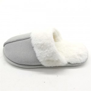 2022 Classical style Indoor Home Warm Memory Foam Plush Slippers Faux fur Slip-on House Women’s Slipper