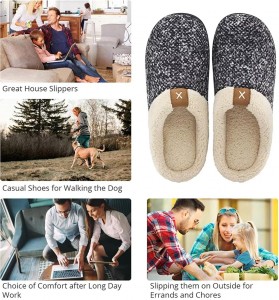 Factory Hotsale High Quality Women and Men’s Memory Foam Indoor Slippers Home Shoes