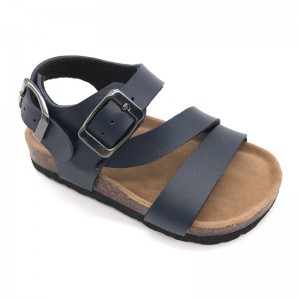 2021 New Style Fashion Design High-class Kids Toddler Boys Summer Cork Footbed Sandals