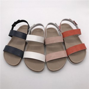 2021 New Wholesale Summer Cork Outdoor 2 Straps Slippers For Casual Women’s Sandals