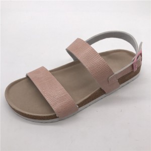2021 New Wholesale Summer Cork Outdoor 2 Straps Slippers For Casual Women’s Sandals